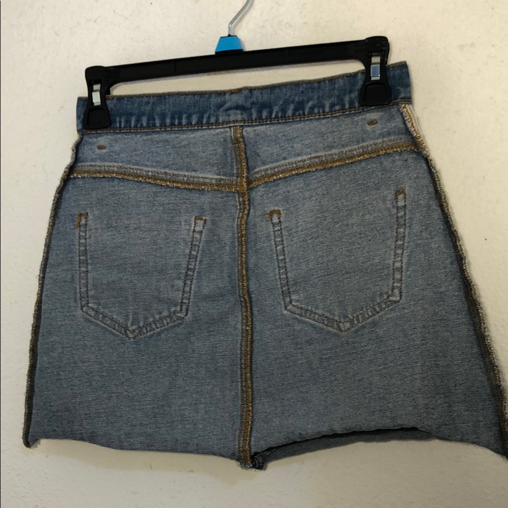 John Galt California Denim Skirt SMALL - Picture 5 of 10